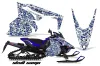 Yamaha Viper SR / SRT / RTX / SE Sled Graphic Kit - 2014-2016 Skull Camo Blue