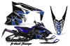 Yamaha Viper SR / SRT / RTX / SE Sled Graphic Kit - 2014-2016 Tribal Flames Blue