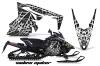 Yamaha Viper SR / SRT / RTX / SE Sled Graphic Kit - 2014-2016 Widow Maker Black