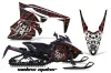 Yamaha Viper SR / SRT / RTX / SE Sled Graphic Kit - 2014-2016 Widow Maker Red