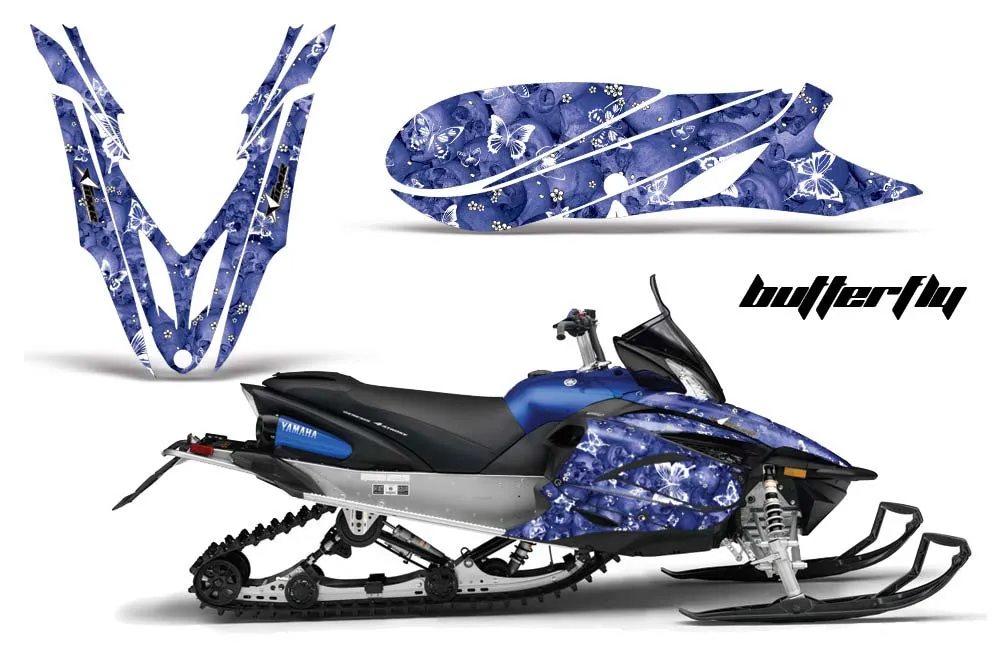 Yamaha Apex Sled Graphic Kit - 2011-2018 Butterfly Blue