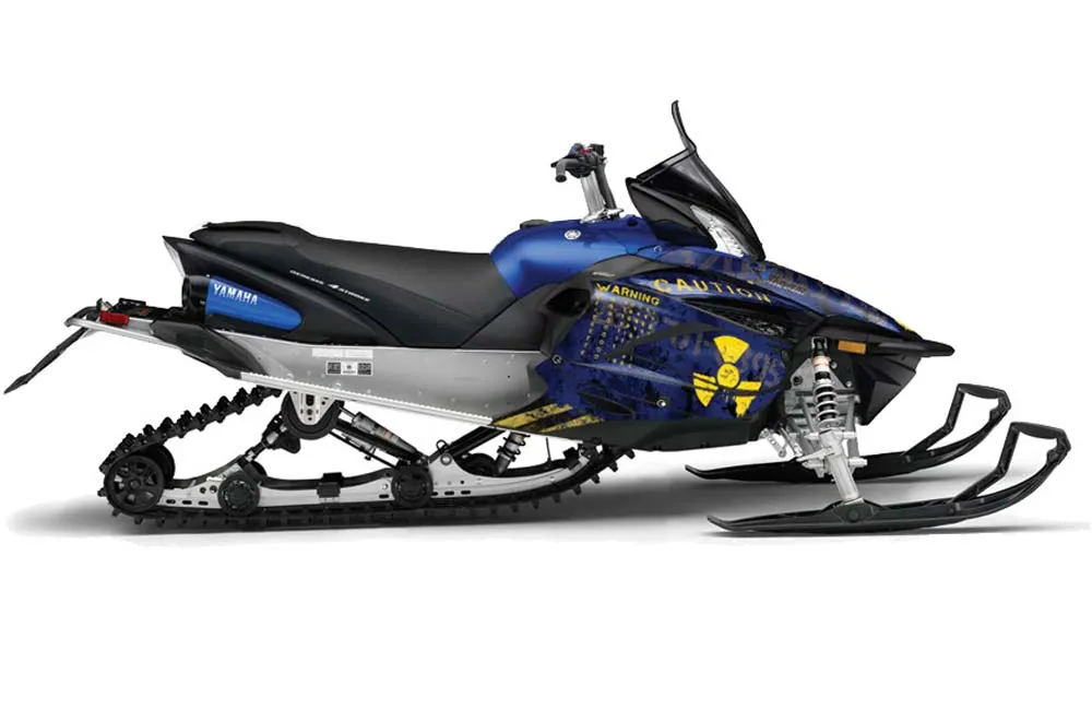 Yamaha Apex Sled Graphic Kit - 2011-2018 Meltdown Blue