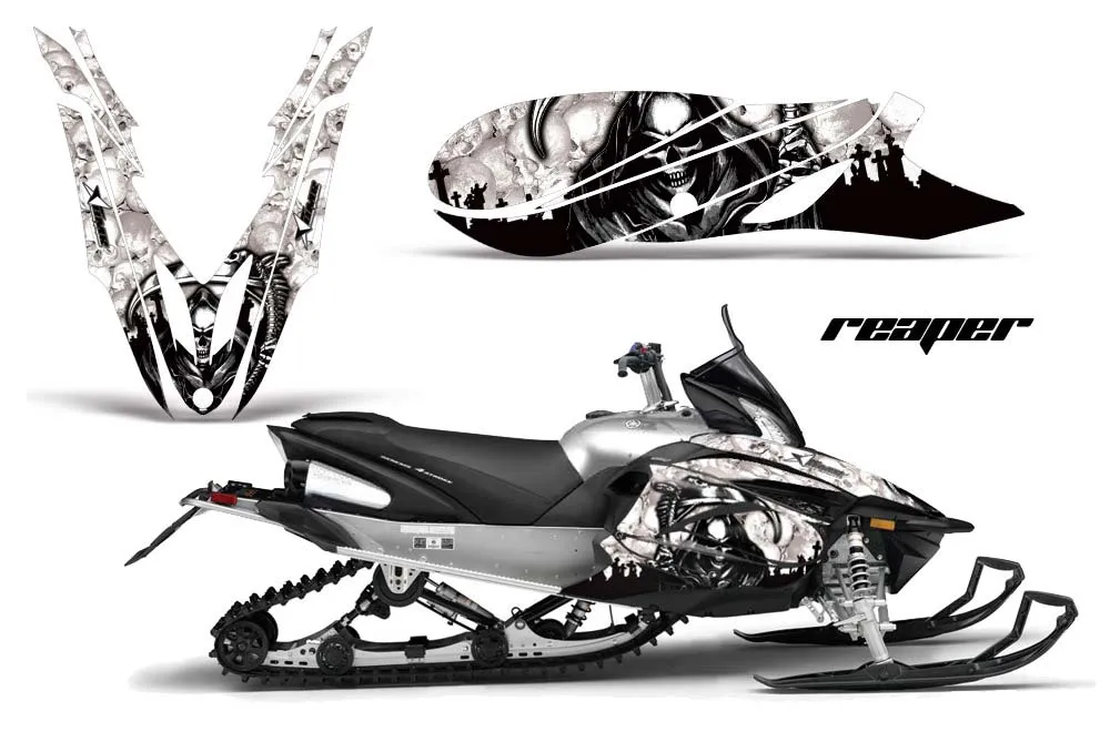 Yamaha Apex Sled Graphic Kit - 2011-2018 Reaper White