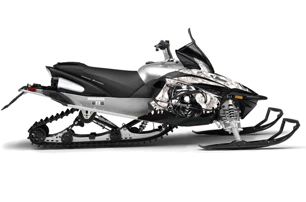 Yamaha Apex Sled Graphic Kit - 2011-2018 Reaper White