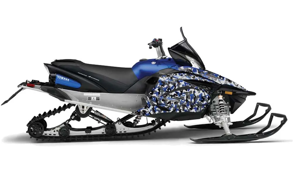 Yamaha Apex Sled Graphic Kit - 2011-2018 Urban Camo Blue
