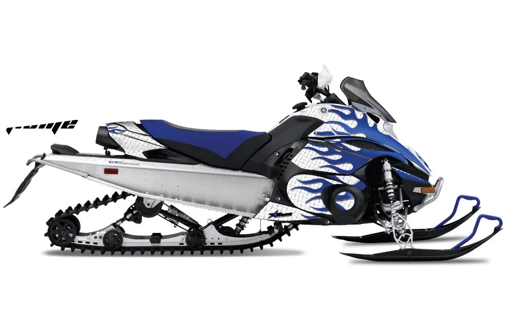 Yamaha FX Nytro Sled Graphic Kit - 2008-2014 Diamond Flame Blue