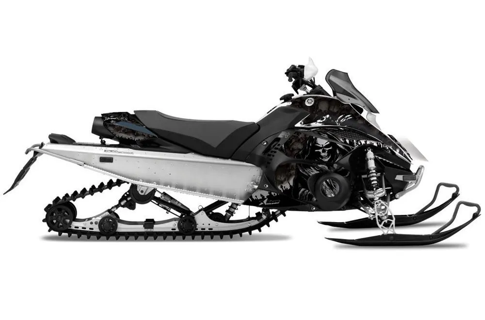 Yamaha FX Nytro Sled Graphic Kit - 2008-2014 Reaper Black