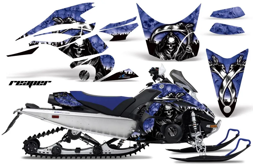 Yamaha FX Nytro Sled Graphic Kit - 2008-2014 Reaper Blue
