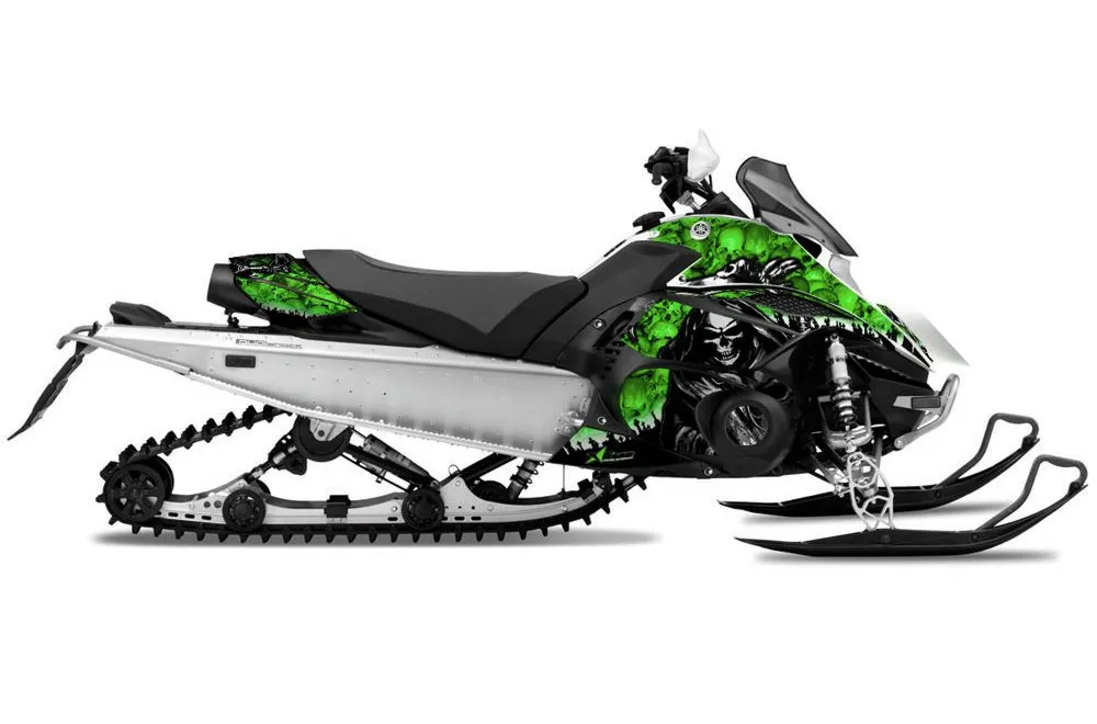 Yamaha FX Nytro Sled Graphic Kit - 2008-2014 Reaper Green