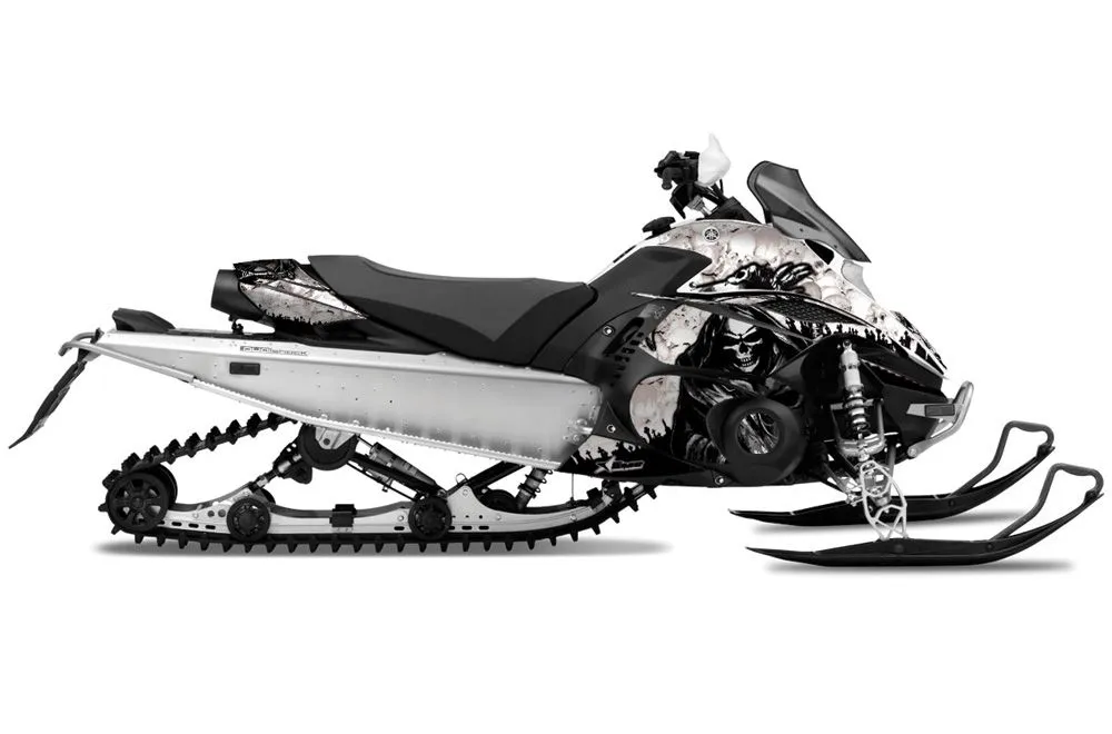 Yamaha FX Nytro Sled Graphic Kit - 2008-2014 Reaper White