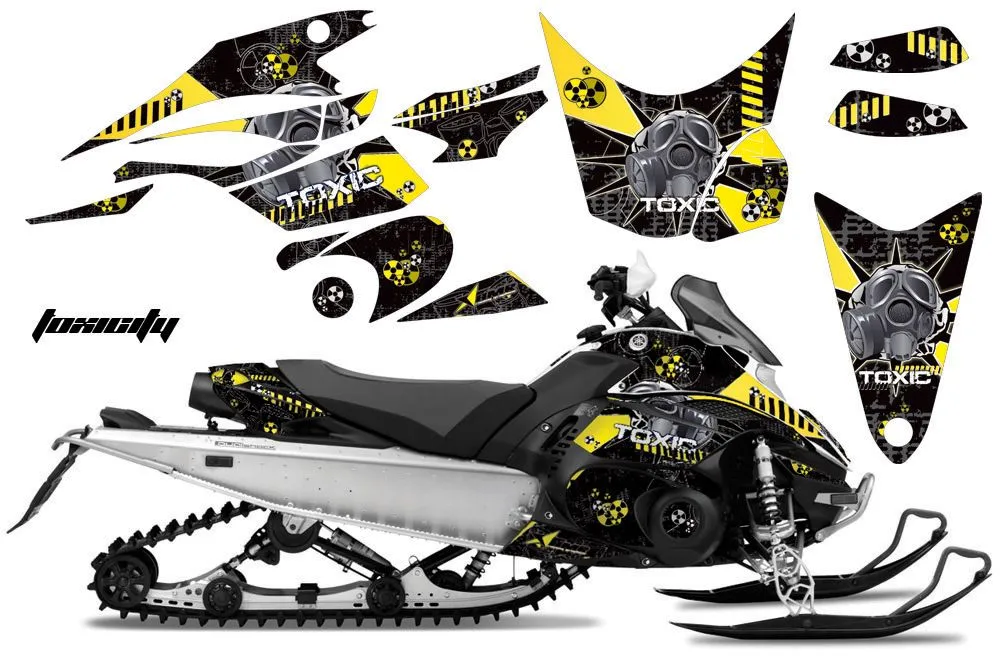 Yamaha FX Nytro Sled Graphic Kit - 2008-2014 Toxicity Yellow