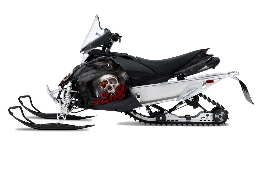 Yamaha Phazer RTX / GT Sled Graphic Kit - 2007-2016 Bone Collector Black