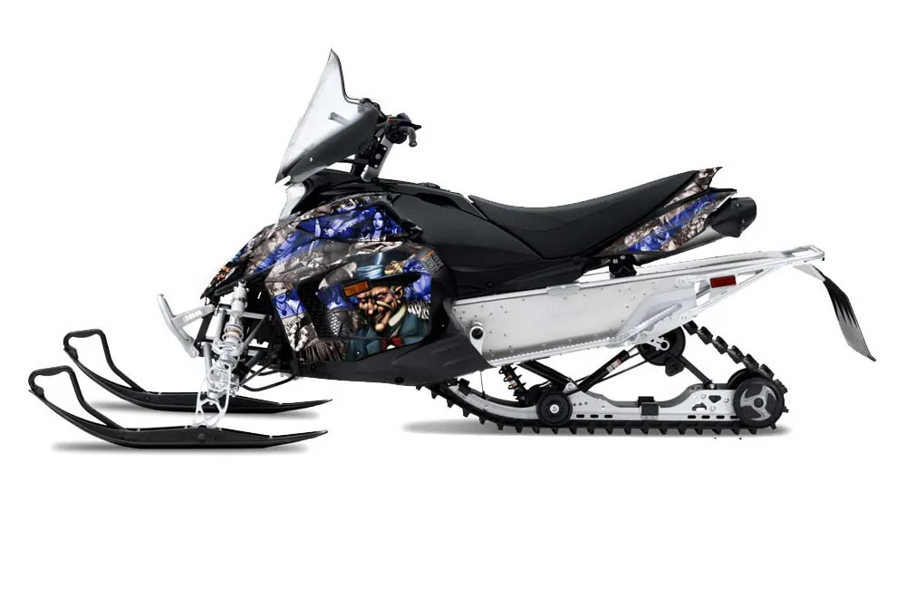 Yamaha Phazer RTX / GT Sled Graphic Kit - 2007-2016 Mad Hatter Blue