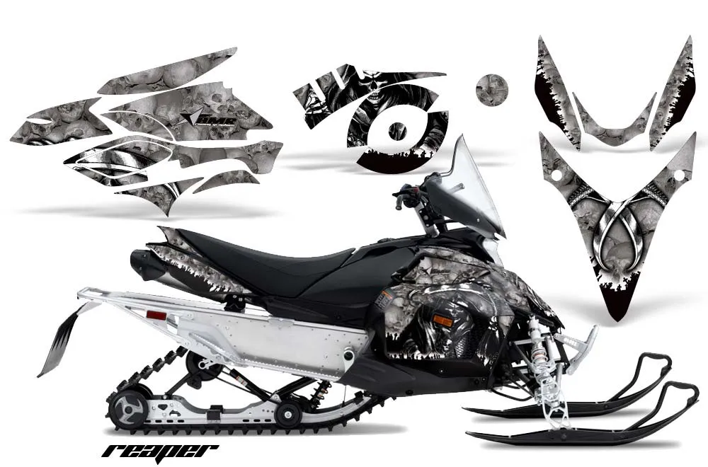 Yamaha Phazer RTX / GT Sled Graphic Kit - 2007-2016 Reaper Silver