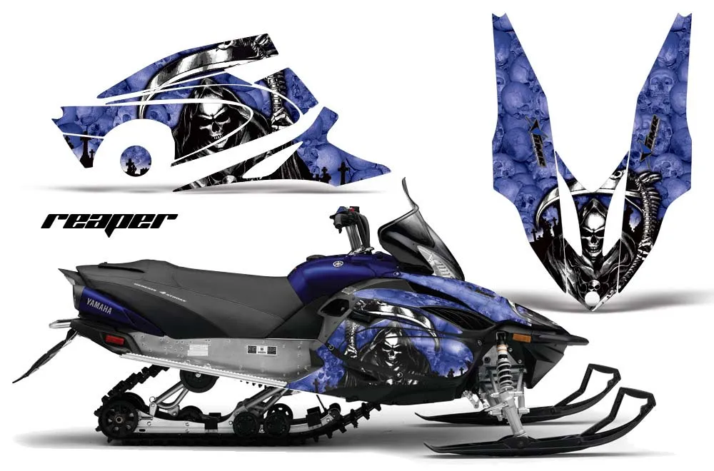 Yamaha Vector RS Sled Graphic Kit - 2012-2016 Reaper Blue