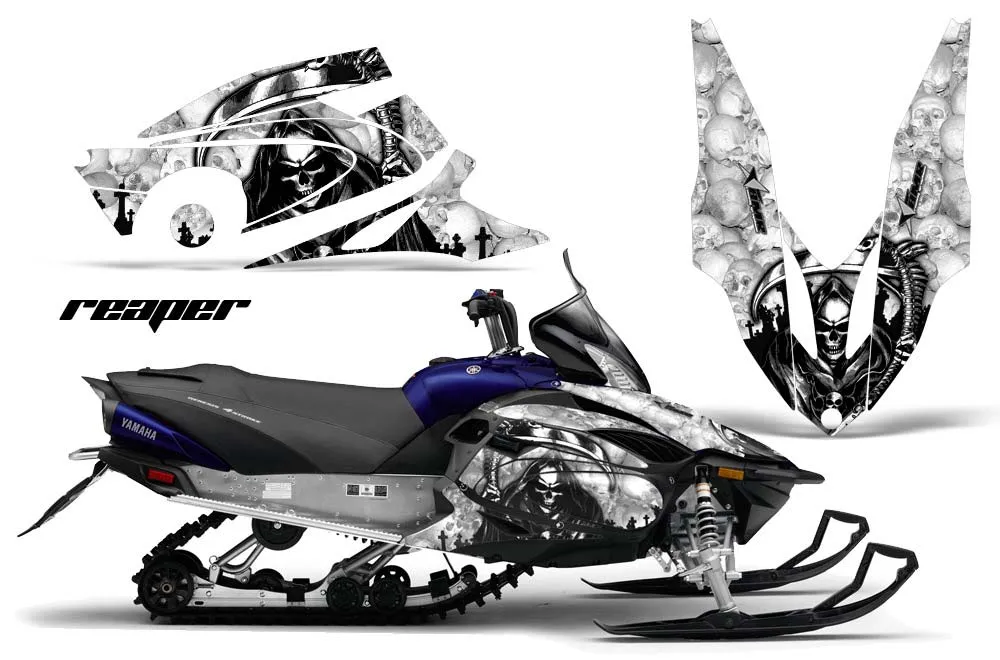 Yamaha Vector RS Sled Graphic Kit - 2012-2016 Reaper White