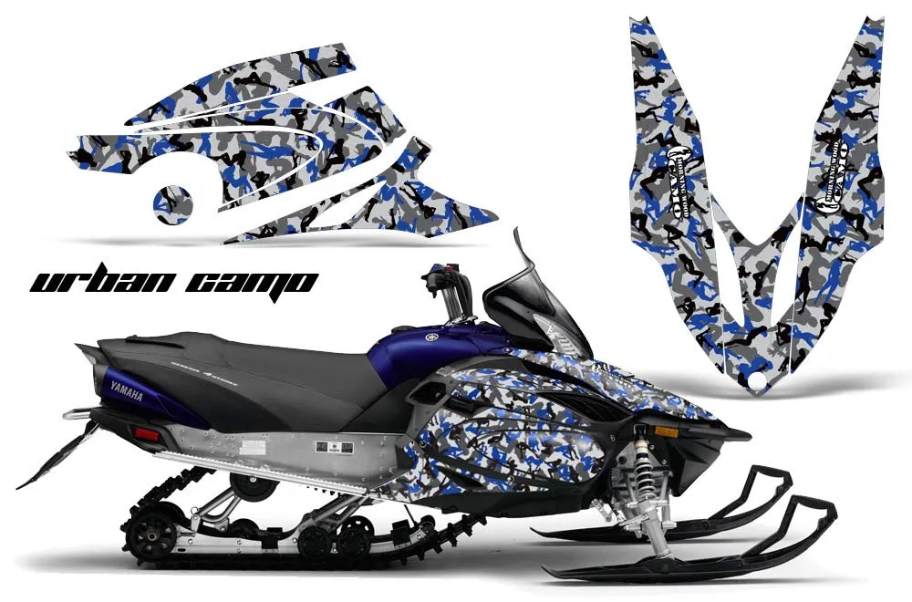 Yamaha Vector RS Sled Graphic Kit - 2012-2016 Urban Camo Blue