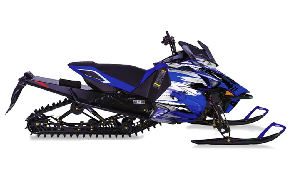 Yamaha Viper SR / SRT / RTX / SE Sled Graphic Kit - 2014-2016 Carbon X Blue