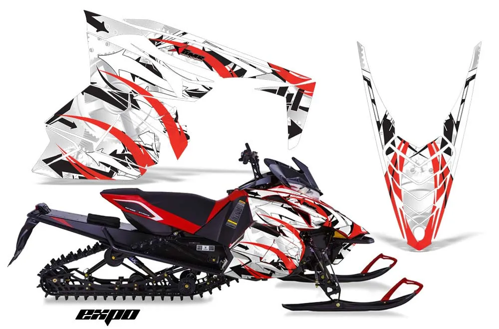 Yamaha Viper SR / SRT / RTX / SE Sled Graphic Kit - 2014-2016 Expo Red