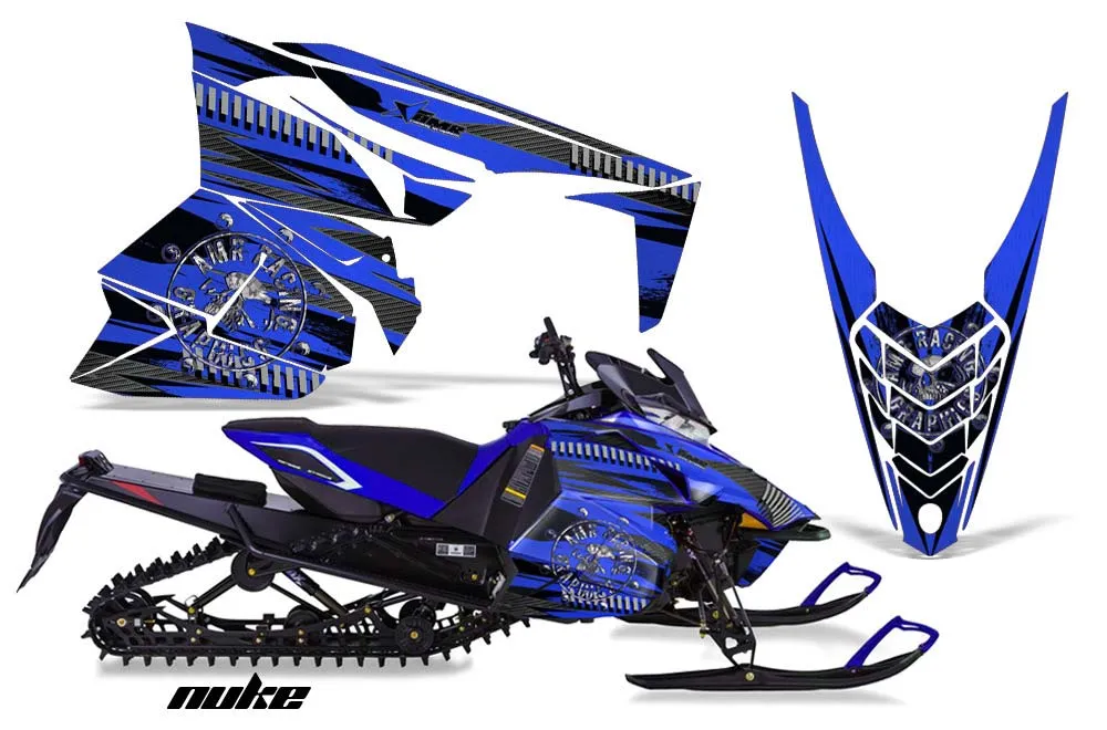 Yamaha Viper SR / SRT / RTX / SE Sled Graphic Kit - 2014-2016 Nuke Blue