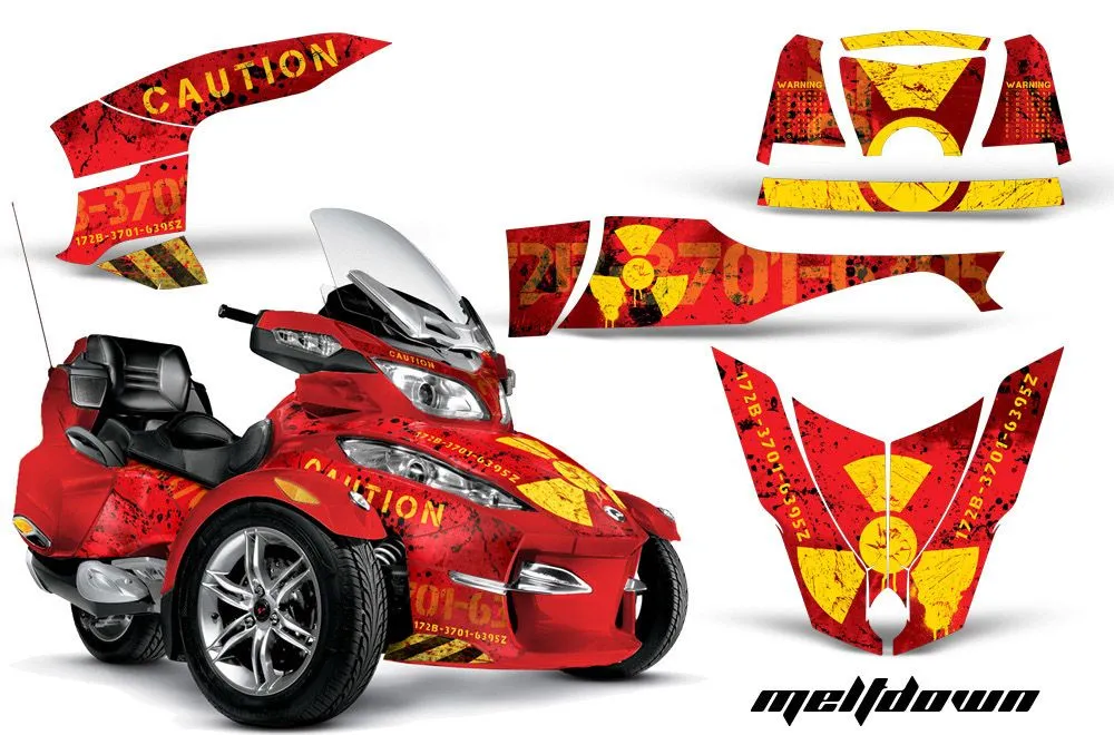 Can Am BRP (RTS) Spyder Custom Graphic Kit - 2010-2013