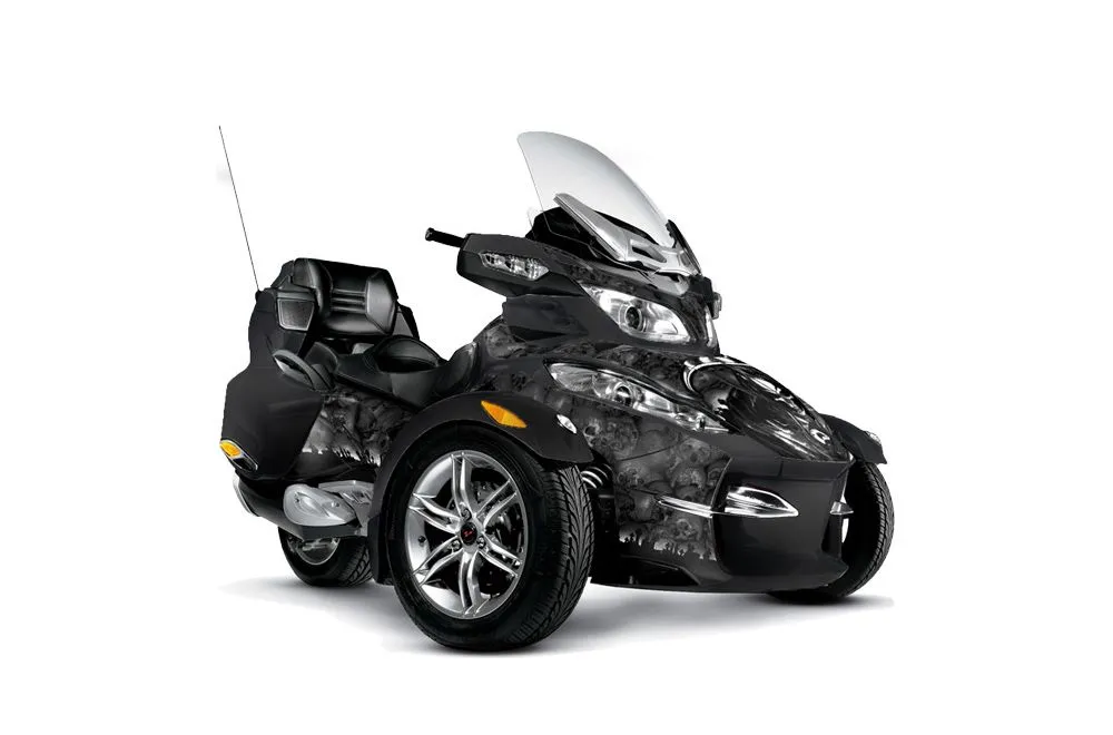 Can Am BRP (RTS) Spyder Graphic Kit - 2010-2013 Reaper Black