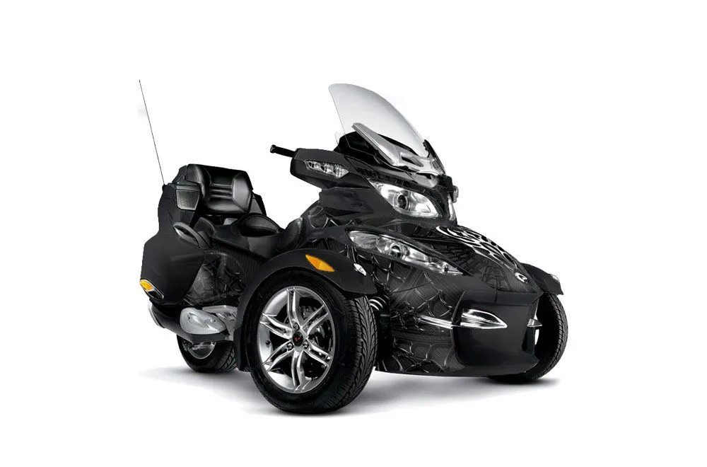 Can Am BRP (RTS) Spyder Graphic Kit - 2010-2013 Widow Maker Black