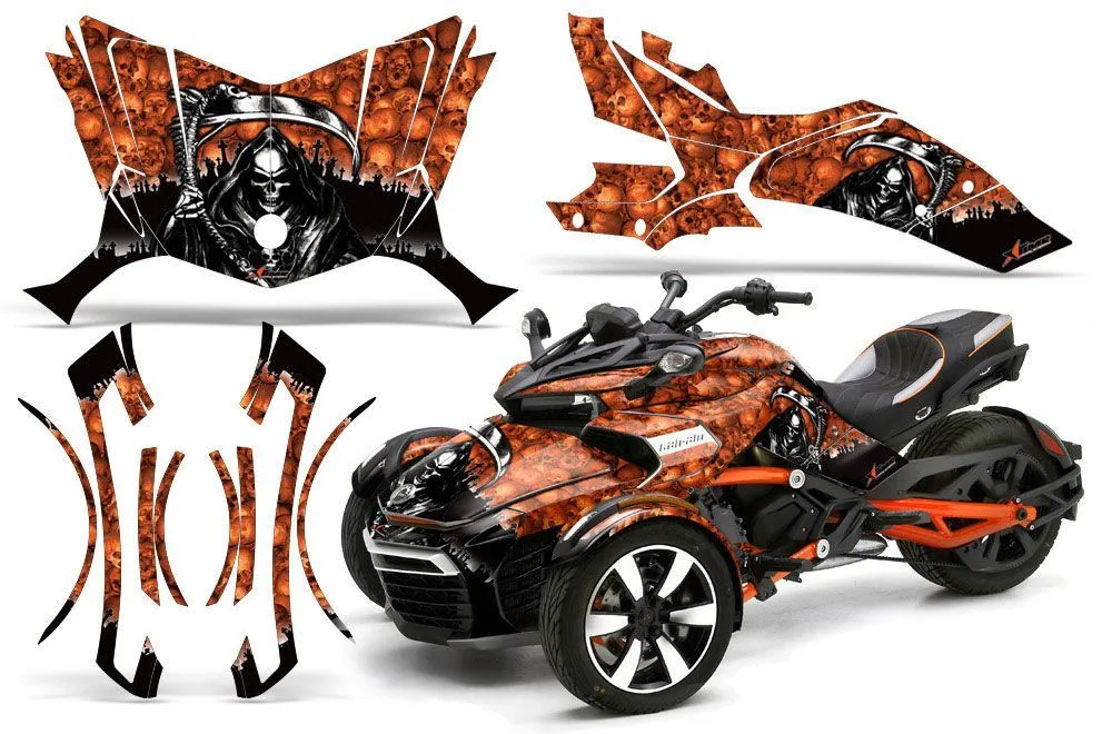 Can Am F3-S Spyder Custom Graphic Kit - All Years