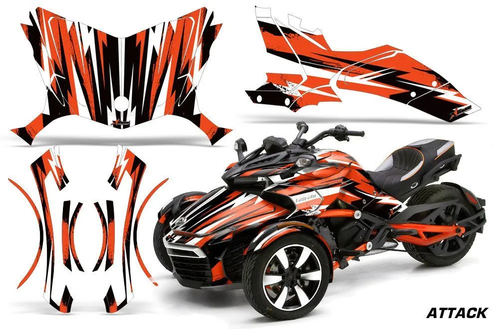 Can Am F3-S Spyder Custom Graphic Kit - All Years