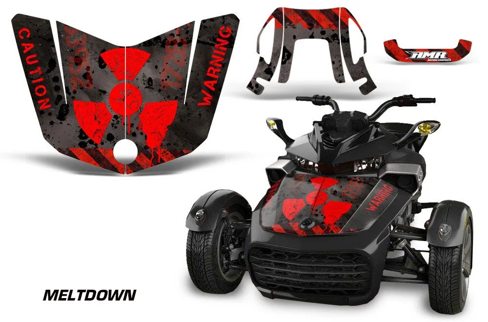 Can Am F3-S Spyder Hood Custom Graphic Kit - All Years