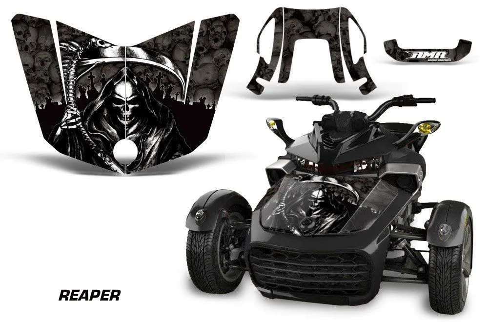Can Am F3-S Spyder Hood Custom Graphic Kit - All Years