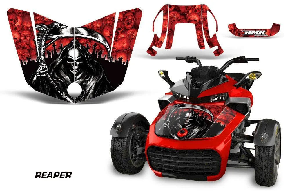 Can Am F3-S Spyder Hood Custom Graphic Kit - All Years
