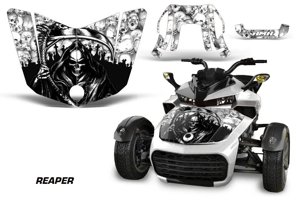 Can Am F3-S Spyder Hood Custom Graphic Kit - All Years