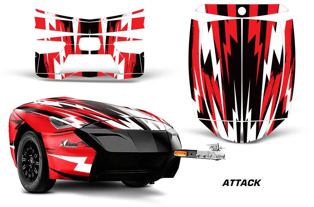 Can Am Spyder Freedom Trailer Custom Graphic Kit - All Years