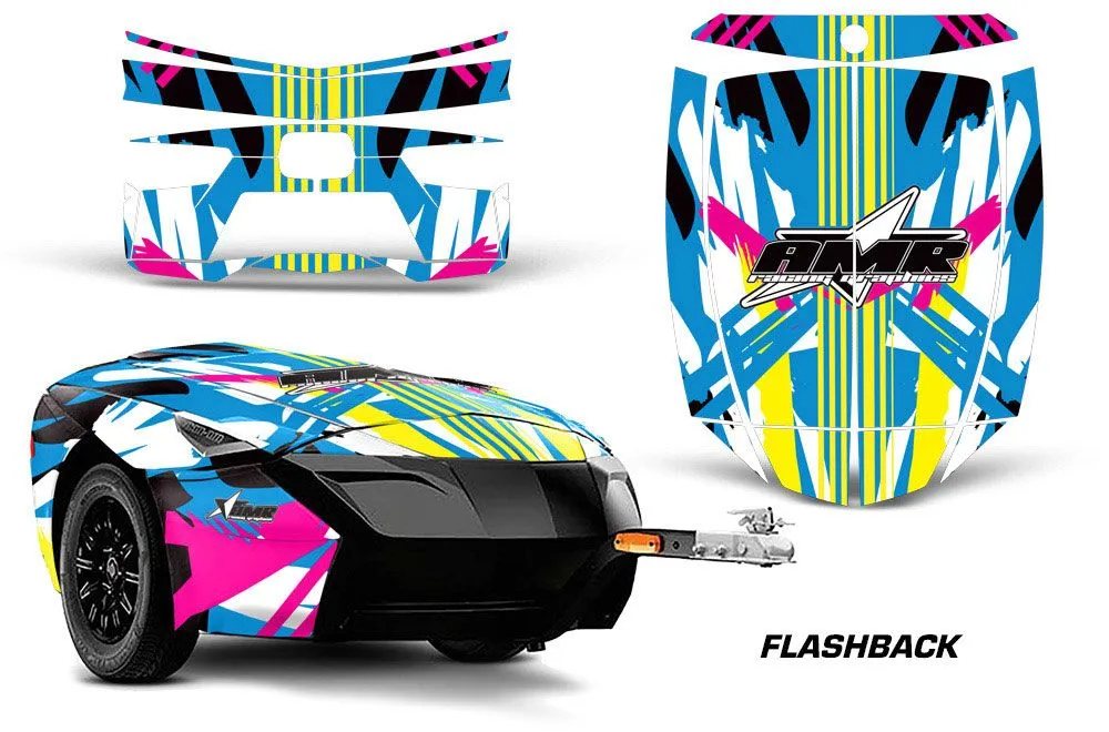 Can Am Spyder Freedom Trailer Custom Graphic Kit - All Years