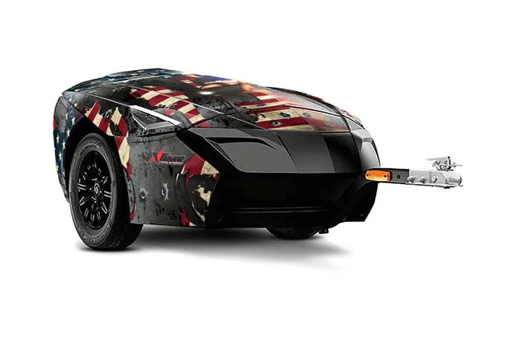 Can Am Spyder Freedom Trailer Graphic Kit - All Years WW2
