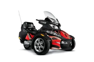 Can Am BRP (RTS) Spyder Graphic Kit - 2010-2013 Tribal Flame Red
