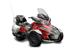 Can Am BRP (RTS) Spyder Graphic Kit - 2014-2016 Reaper Red
