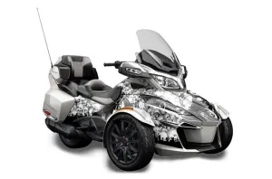Can Am BRP (RTS) Spyder Graphic Kit - 2014-2016 Reaper White