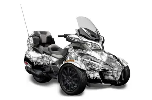 Can Am BRP (RTS) Spyder w/ Trim Kit Graphic Kit - 2014-2019 Reaper White