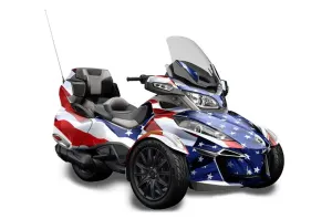 Can Am BRP (RTS) Spyder w/ Trim Kit Graphic Kit - 2014-2019 Stars n Stripes