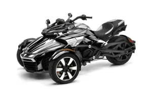 Can Am F3-S Spyder Graphic Kit - All Years Attack Silver
