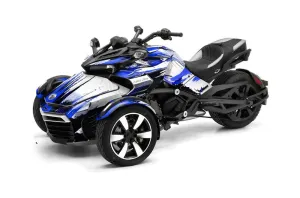 Can Am F3-S Spyder Graphic Kit - All Years Carbon X Blue