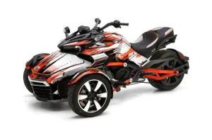 Can Am F3-S Spyder Graphic Kit - All Years Carbon X Orange