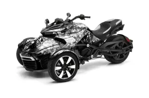 Can Am F3-S Spyder Graphic Kit - All Years Reaper White