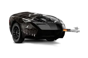 Can Am Spyder Freedom Trailer Graphic Kit - All Years Reaper Black