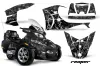 Can Am BRP (RTS) Spyder Graphic Kit - 2010-2013 Reaper Black
