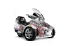 Can Am BRP (RTS) Spyder Graphic Kit - 2010-2013 Widow Maker Silver