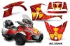 Can Am BRP (RTS) Spyder Graphic Kit - 2014-2016 Meltdown Yellow