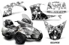 Can Am BRP (RTS) Spyder Graphic Kit - 2014-2016 Reaper White